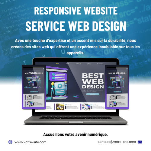 Conception web et sites responsive par Pixelweb Forge, offrant une expérience utilisateur exceptionnelle et durable sur tous les appareils.